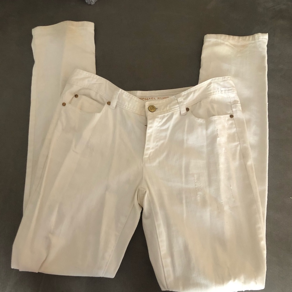 Michael Kors white skinny jeans. - Picture 2 of 12